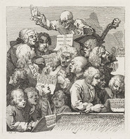 KG 15061
<br/>
Het zangkoor
<br/>
<em>Hogarth, William (1697 - 1764)</em>